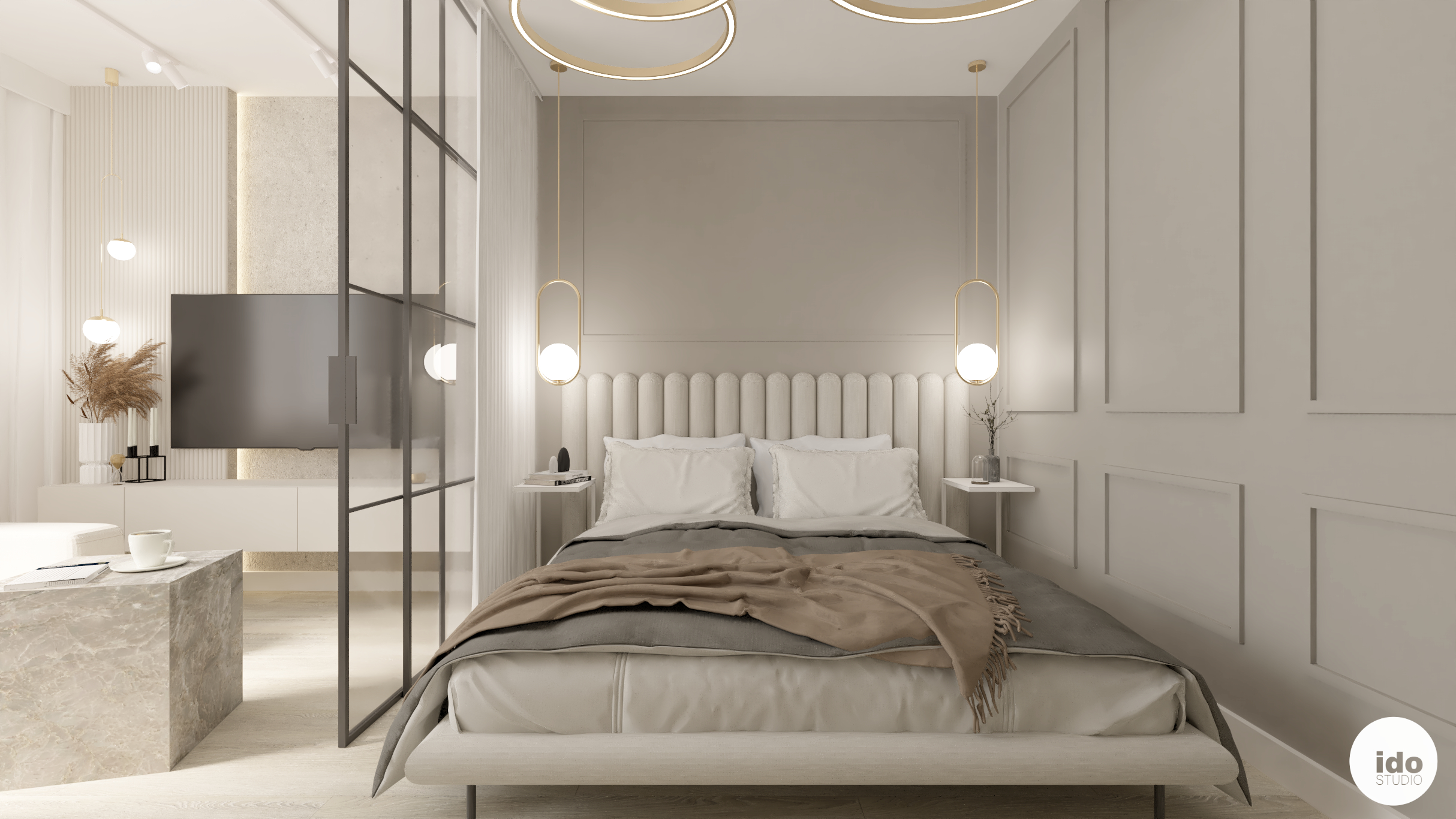 Sukienka ze spodniami